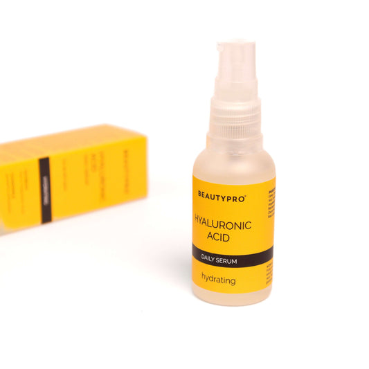 BeautyPro Hyaluronic Acid Daily Hydrating Serum for intense moisture and plump, hydrated skin. Perfect for eco-friendly skincare routines, cruelty-free beauty, and sustainable hydration