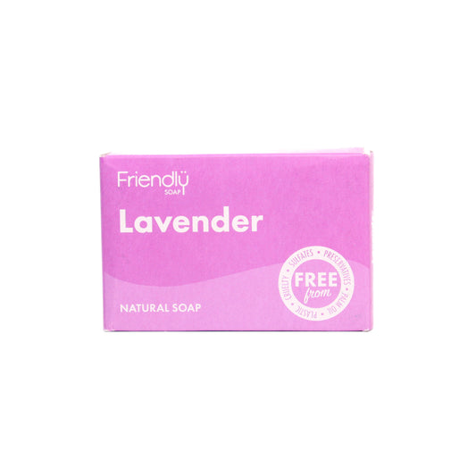 Plastic-Free, Vegan Lavender Soap Bar for Gentle Cleansing & Soft Skin. Discover sustainable beauty brands with Eco Skincare.