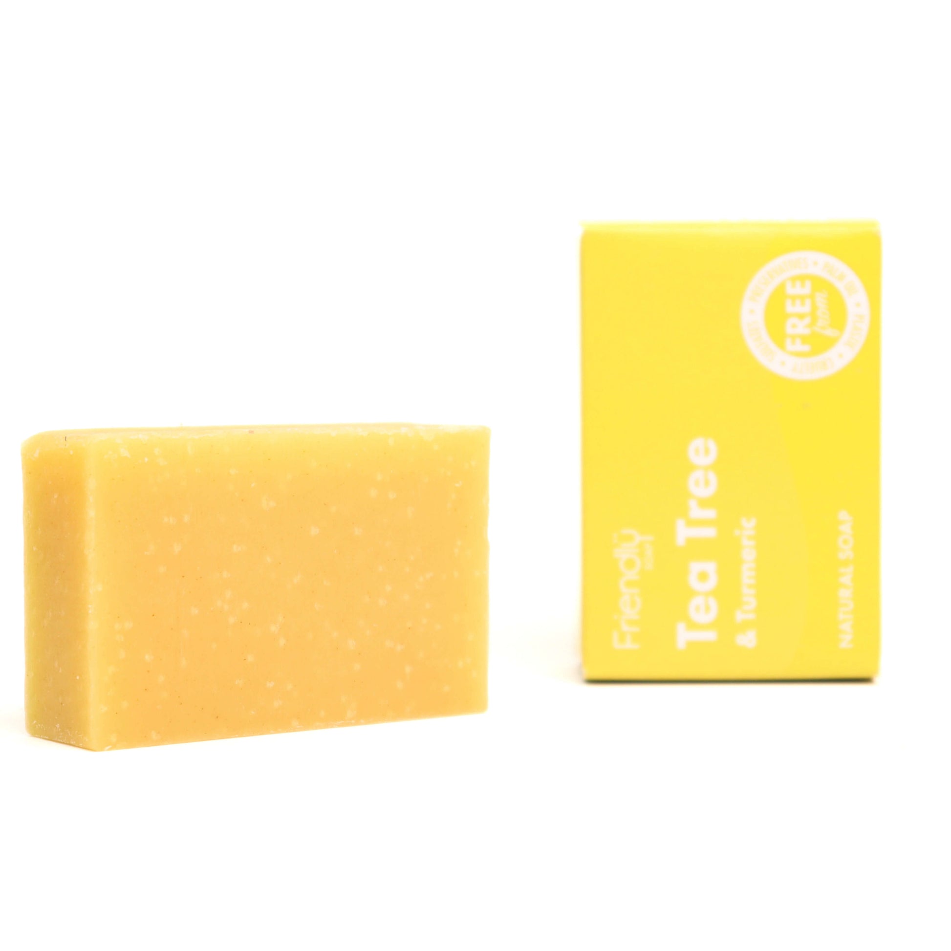 Vegan, Cruelty-Free Tea Tree & Turmeric Soap Bar for Clear, Radiant Skin. Discover sustainable beauty brands with Eco Skincare.