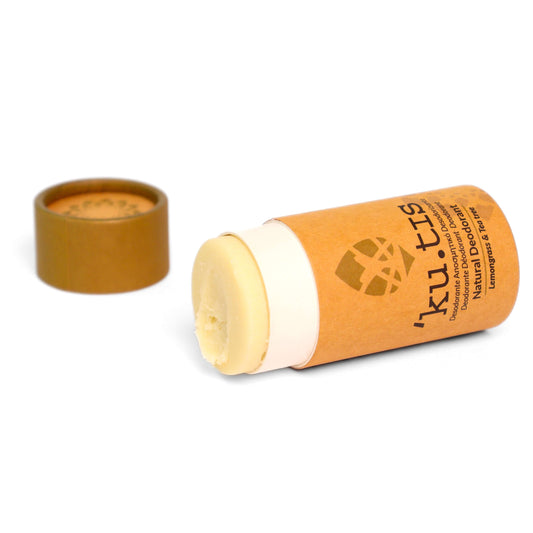 Lemongrass & Tea Tree Natural Deodorant – plastic-free, cruelty-free, and aluminium-free. Discover our wide range of sustainable beauty brands at Eco Skincare.