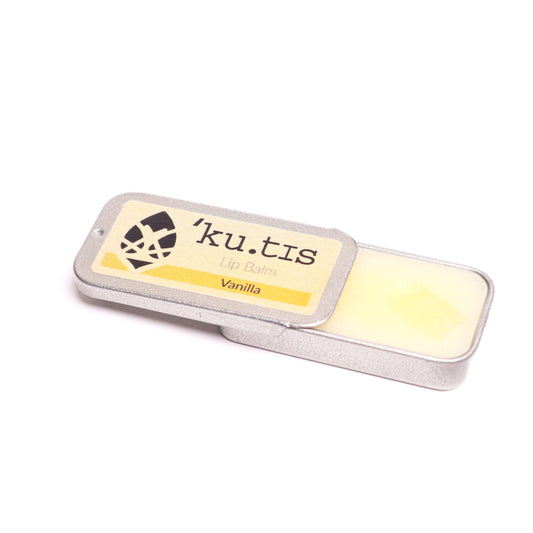 Vamilla Scented Organic Lip Balm – natural, zero waste, and eco-friendly. Discover our wide range of sustainable skincare at Eco Skincare.