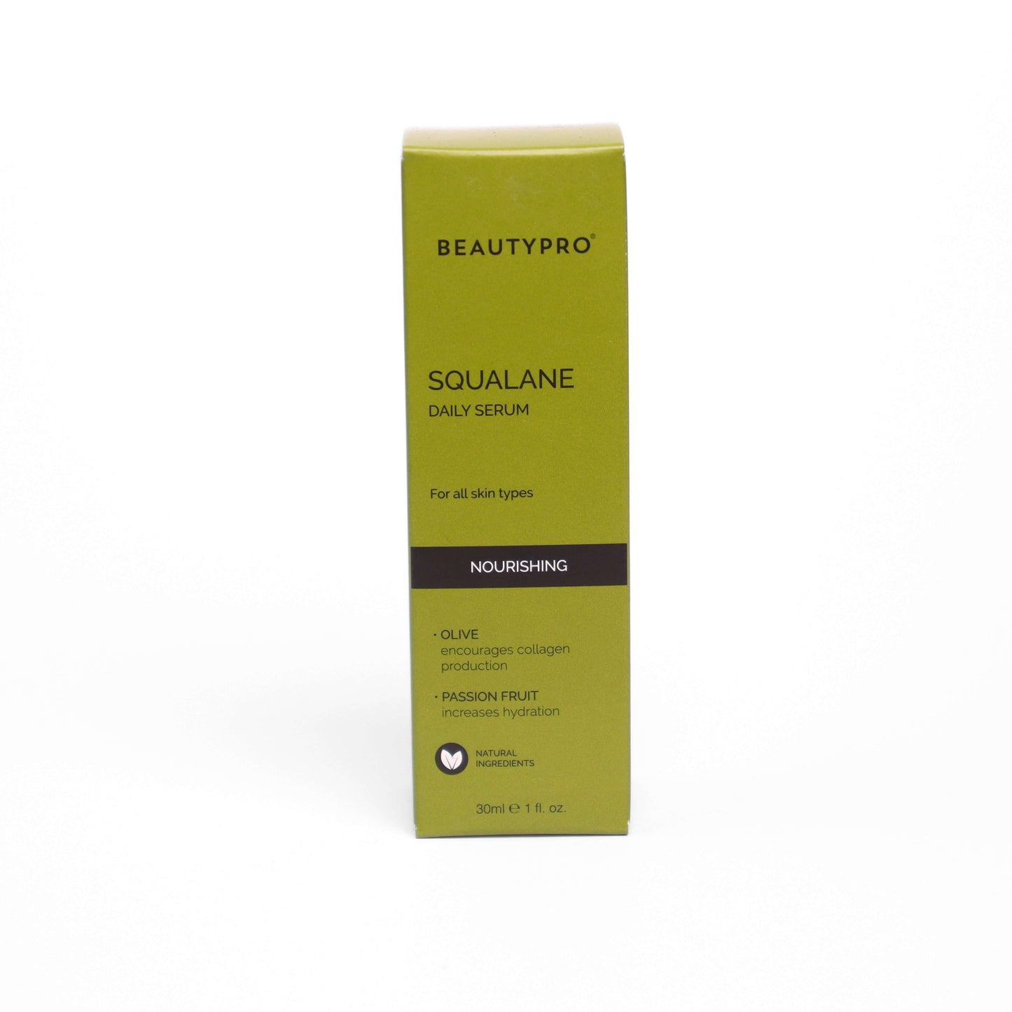 BeautyPro Vegan Squalane Nourishing Daily Serum for deep hydration and glowing skin. Perfect for eco-conscious, cruelty-free skincare routines and sustainable beauty