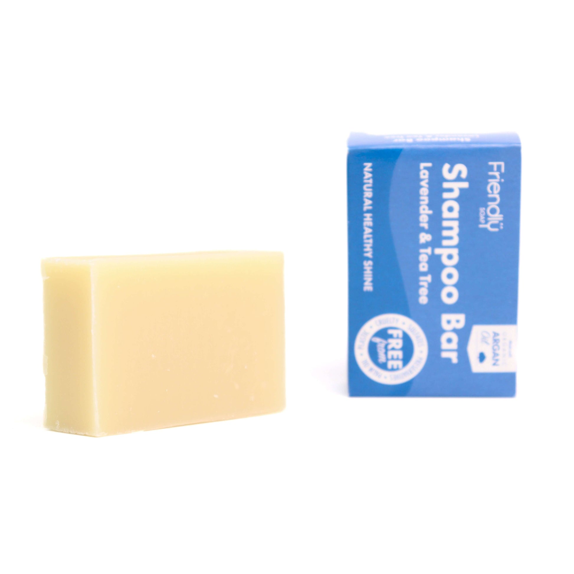 Natural, Plastic-Free Lavender & Tea Tree Shampoo Bar for Fresh, Healthy Hair. Discover sustainable beauty brands with Eco Skincare.